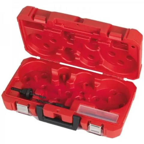 Sista chansen 4932430327 Packout Milwaukee Förvaringsväska för hålsågar, med adaptrar